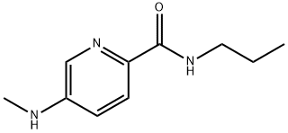 2-Pyridinecarboxamide,  5-(methylamino)-N-propyl- Struktur