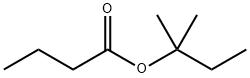 Butanoic acid tert-amyl ester Struktur