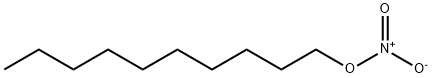 Nitric acid decyl ester Struktur