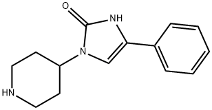 4-PHENYL-1-PIPERIDIN-4-YL-1,3-DIHYDRO-2H-IMIDAZOL-2-ONE Struktur