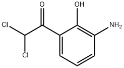 Ethanone, 1-(3-amino-2-hydroxyphenyl)-2,2-dichloro- (9CI) Struktur