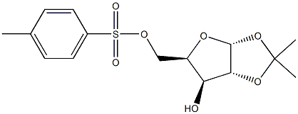 1,2-O-Isopropylidene-5-O-p-toluenesulfonyl-a-D-xylofuranose Struktur