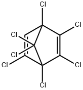 1,2,3,4,5,7,7-Heptachlorobicyclo[2.2.1]hepta-2,5-diene Struktur