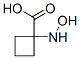 Cyclobutanecarboxylic acid, 1-(hydroxyamino)- (9CI) Struktur