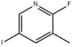 2-FLUORO-5-IODO-3-PICOLINE Struktur