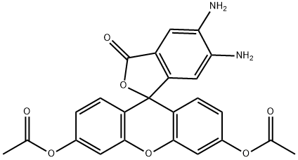 4,5-DIAMINOFLUORESCEIN DIACETATE Struktur