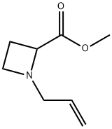 2-Azetidinecarboxylicacid,1-(2-propenyl)-,methylester(9CI) Struktur