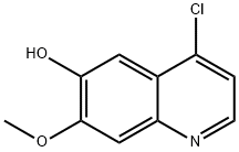 4-chloro-7-methoxyquinolin-6-ol Struktur