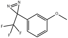 3-(3-METHOXYPHENYL)-3-(TRIFLUOROMETHYL)-3H-DIAZIRINE Struktur