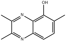 5-Quinoxalinol,2,3,6-trimethyl-(9CI) Struktur