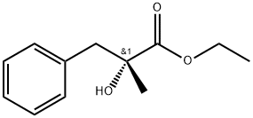 ETHYL (R)-2-HYDROXY-2-METHYLBENZENEPROPANOATE Struktur