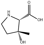 L-Proline, 3-hydroxy-3-methyl-, (3R)- (9CI) Struktur