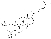 D4 C27 ALPHA ALPHA ALPHA (20R) CHOLESTANE Struktur