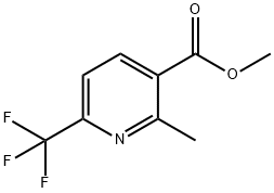 METHYL 2-METHYL-6-(TRIFLUOROMETHYL)NICOTINATE Struktur