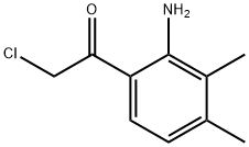 Ethanone, 1-(2-amino-3,4-dimethylphenyl)-2-chloro- (9CI) Struktur