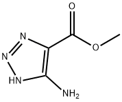 Methyl 4-amino-2H-1,2,3-triazole-5-carboxylate Struktur