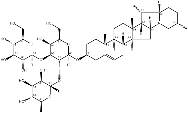 alpha-Solanine  Struktur