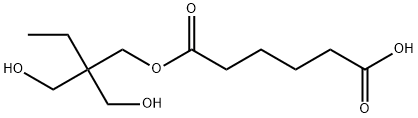 [2,2-bis(hydroxymethyl)butyl] hydrogen adipate Struktur