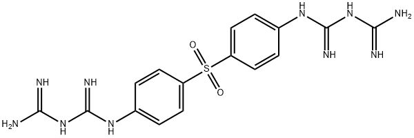 1,1'-[Sulfonylbis(4,1-phenylene)]bisbiguanide Struktur