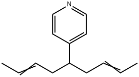 4-(1-BUTENYL PENTENYL) PYRIDINE Struktur