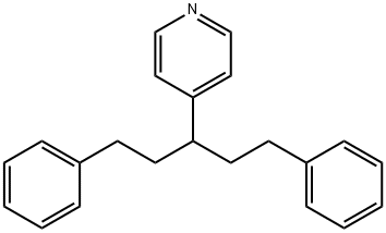 4-(1-PHENETHYL-3-PHENYL-PROPYL)-PYRIDINE Struktur