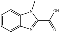 1-METHYL-1H-BENZIMIDAZOLE-2-CARBOXYLIC ACID Struktur