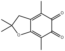 5,6-Benzofurandione, 2,3-dihydro-2,2,4,7-tetramethyl- (9CI) Struktur