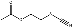 Thiocyanic acid 2-(acetyloxy)ethyl ester Struktur