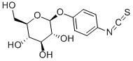 BETA-D-GLUCOPYRANOSYLPHENYL ISOTHIOCYANATE Structure