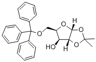 1,2-O-ISOPROPYLIDENE-5-O-TRIPHENYLMETHYL-ALPHA-D-XYLOFURANOSIDE Struktur