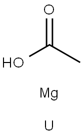 MAGNESIUM URANYL ACETATE Struktur