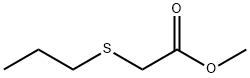 Acetic acid, (propylthio)-, methyl ester Struktur