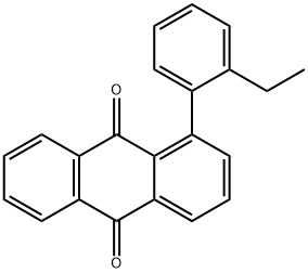 1-(2-Ethylphenyl)-9,10-anthraquinone Struktur