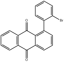 1-(2-Bromophenyl)-9,10-anthraquinone Struktur