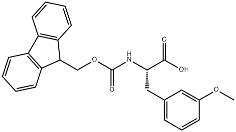 FMOC-L-3-METHOXYPHENYLALANINE Struktur