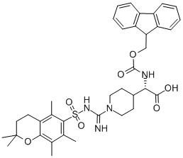 FMOC-(R, S)-GLY-4-PIP[N-AMIDINO(PMC)] Struktur