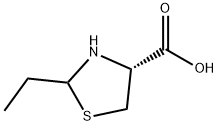 4-Thiazolidinecarboxylicacid,2-ethyl-,(4R)-(9CI) Struktur