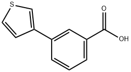 3-THIOPHEN-3-YL-BENZOIC ACID Struktur