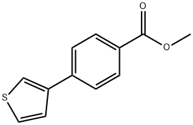 METHYL 4-(3-THIENYL)BENZOATE Struktur