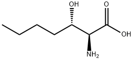 Heptanoic acid, 2-amino-3-hydroxy-, (2S,3S)- (9CI) Struktur