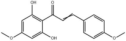 2',6'-DIHYDROXY-4,4'-DIMETHOXYCHALCONE Structure