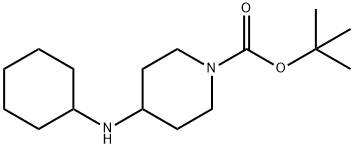 1-BOC-4-CYCLOHEXYLAMINO-PIPERIDINE Struktur