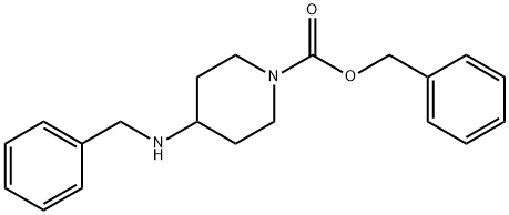 4-BENZYLAMINO-PIPERIDINE-1-CARBOXYLIC ACID BENZYL ESTER Struktur