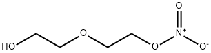 2-(2-Hydroxyethoxy)ethanol 1-nitrate Struktur