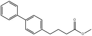 4-(4-Biphenylyl)butanoic acid methyl ester Struktur