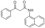 N-(1-Naphthalenyl)-β-oxobenzenepropanamide Struktur