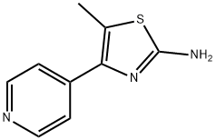 5-METHYL-4-PYRIDIN-4-YL-THIAZOL-2-YLAMINE Struktur