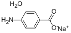 4-AMINOBENZOIC ACID  SODIUM SALT Struktur