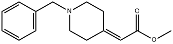 (1-Benzyl-piperidin-4-ylidene)-acetic acid Methyl ester Struktur