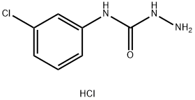 4-(3-CHLOROPHENYL)SEMICARBAZIDE HYDROCHLORIDE Struktur